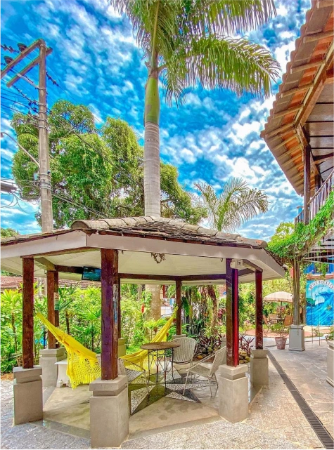 area externa pousada em ilhabela vila pequea
