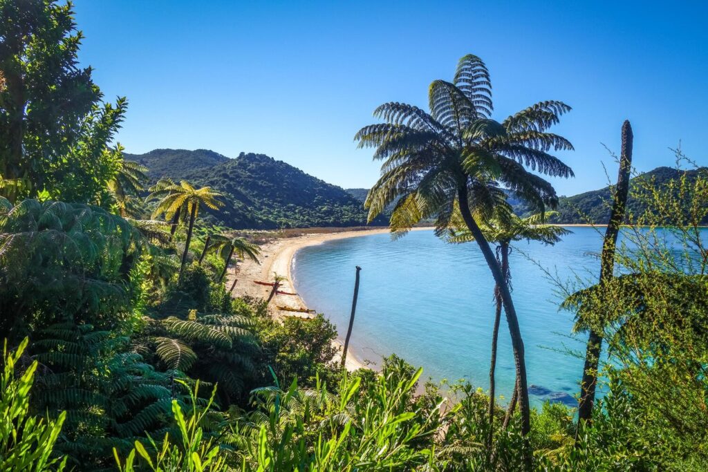 Scenic view river against clear blue sky 118047 24420