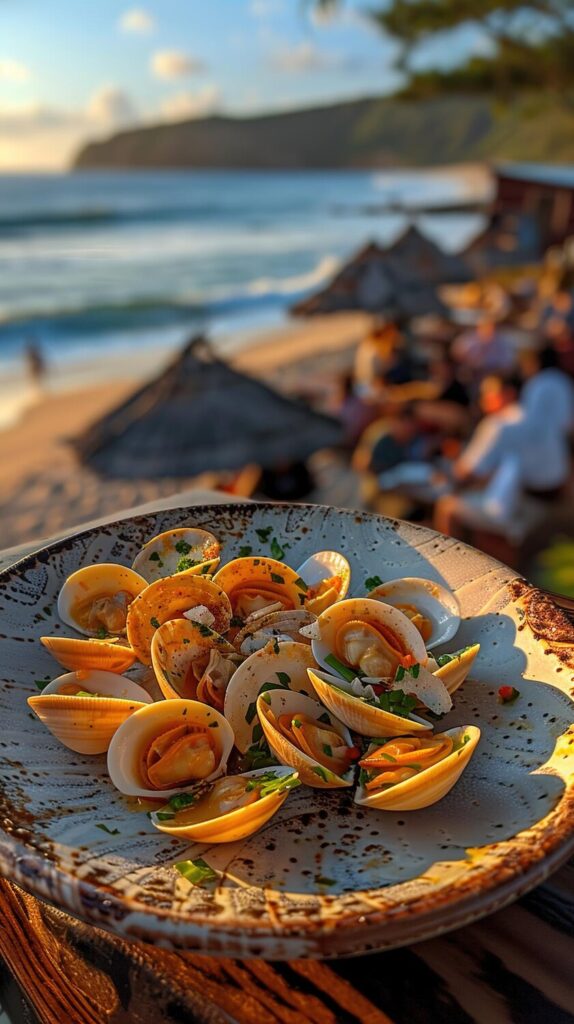 Plate incredibly appetizing razorclam with beach 946110 23737 Plate incredibly appetizing razorclam with beach 946110 23737